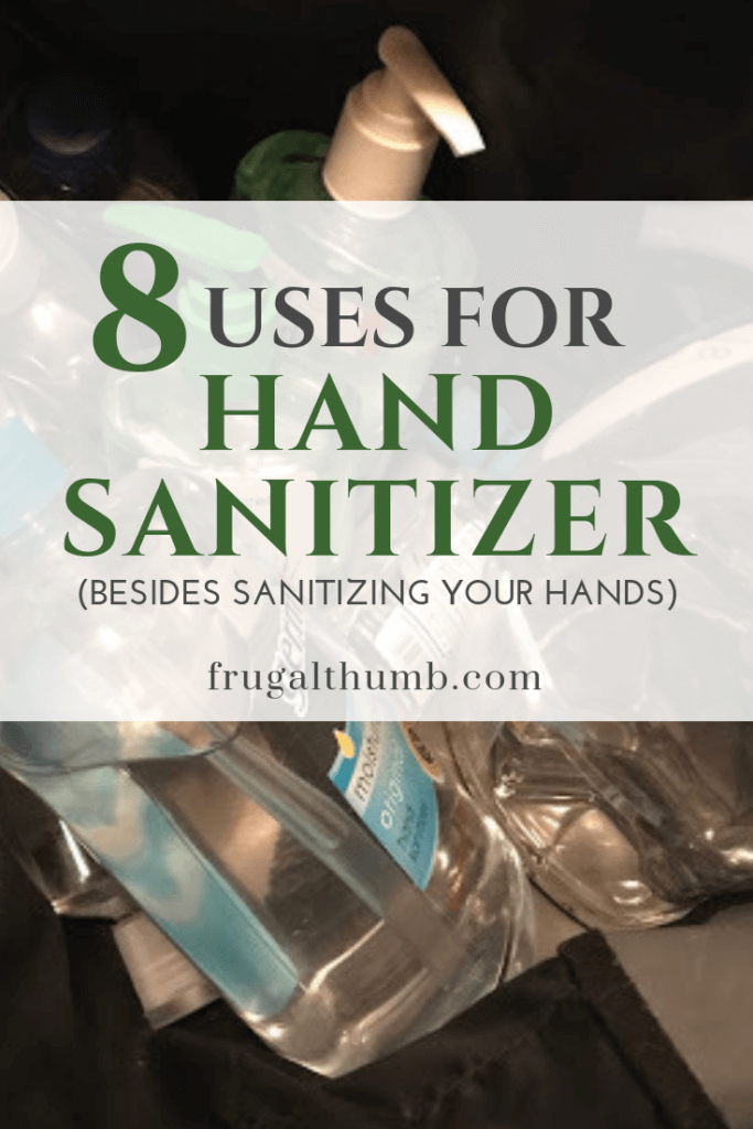 Uses for Hand Sanitizer (besides sanitizing your hands) - By Frugal Thumb