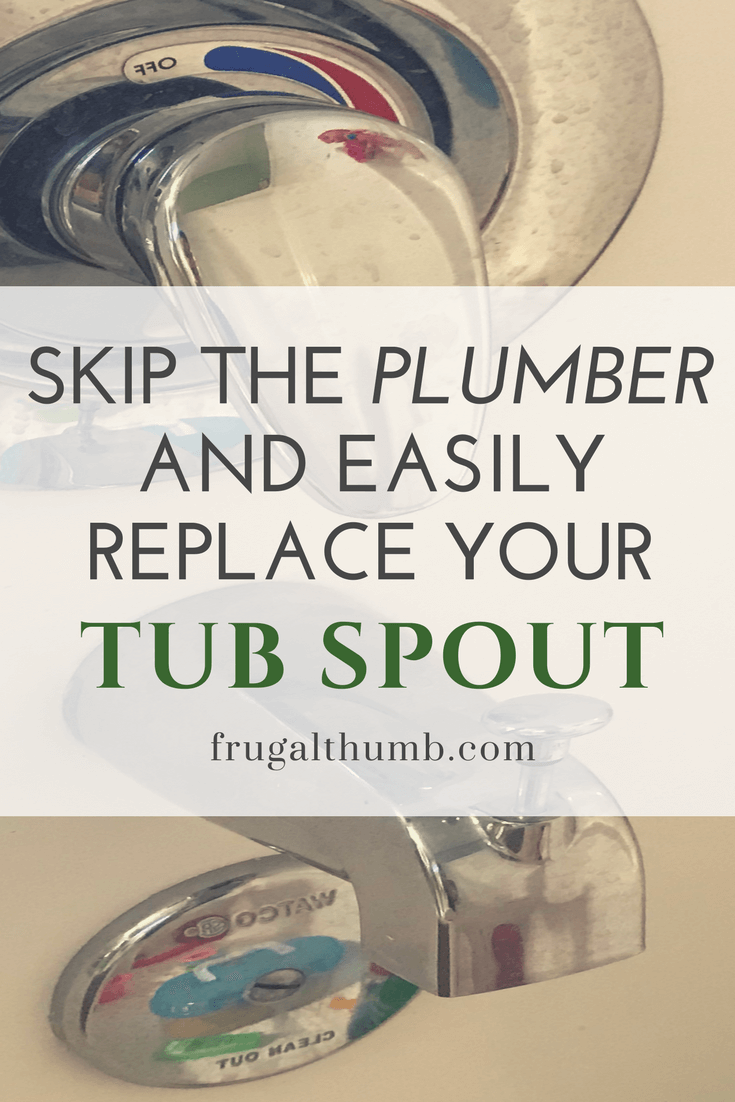Easily replace your tub spout