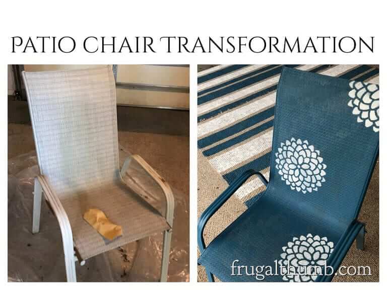 patio chair transformation