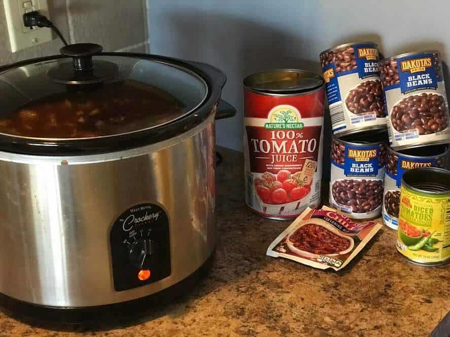 Slow cooker chili ingredients