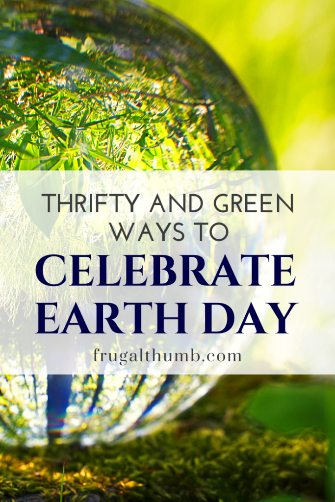 thrifty and green ways to celebrate Earth Day - pinterest